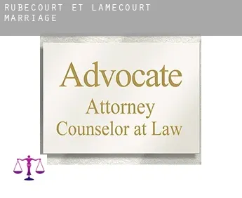 Rubécourt-et-Lamécourt  marriage