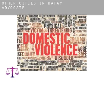 Other cities in Hatay  advocate