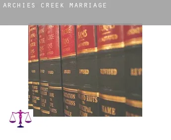 Archies Creek  marriage