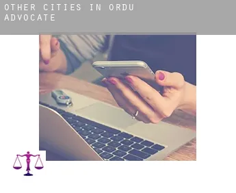 Other cities in Ordu  advocate
