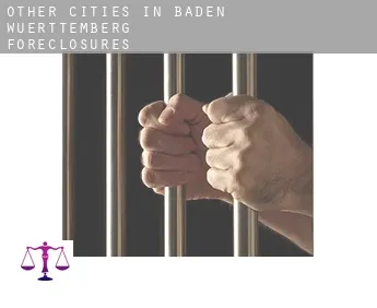 Other cities in Baden-Wuerttemberg  foreclosures