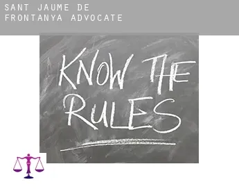 Sant Jaume de Frontanyà  advocate