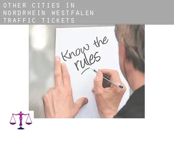 Other cities in Nordrhein-Westfalen  traffic tickets