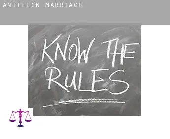 Antillón  marriage