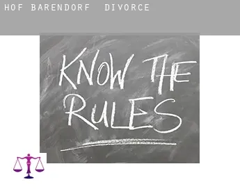 Hof Barendorf  divorce