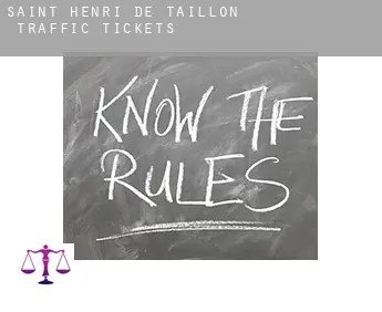 Saint-Henri-de-Taillon  traffic tickets