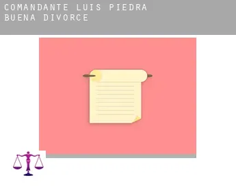 Comandante Luis Piedra Buena  divorce