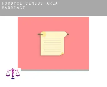 Fordyce (census area)  marriage