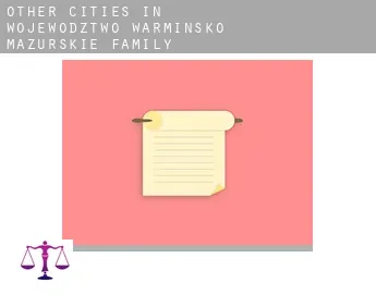 Other cities in Wojewodztwo Warminsko-Mazurskie  family